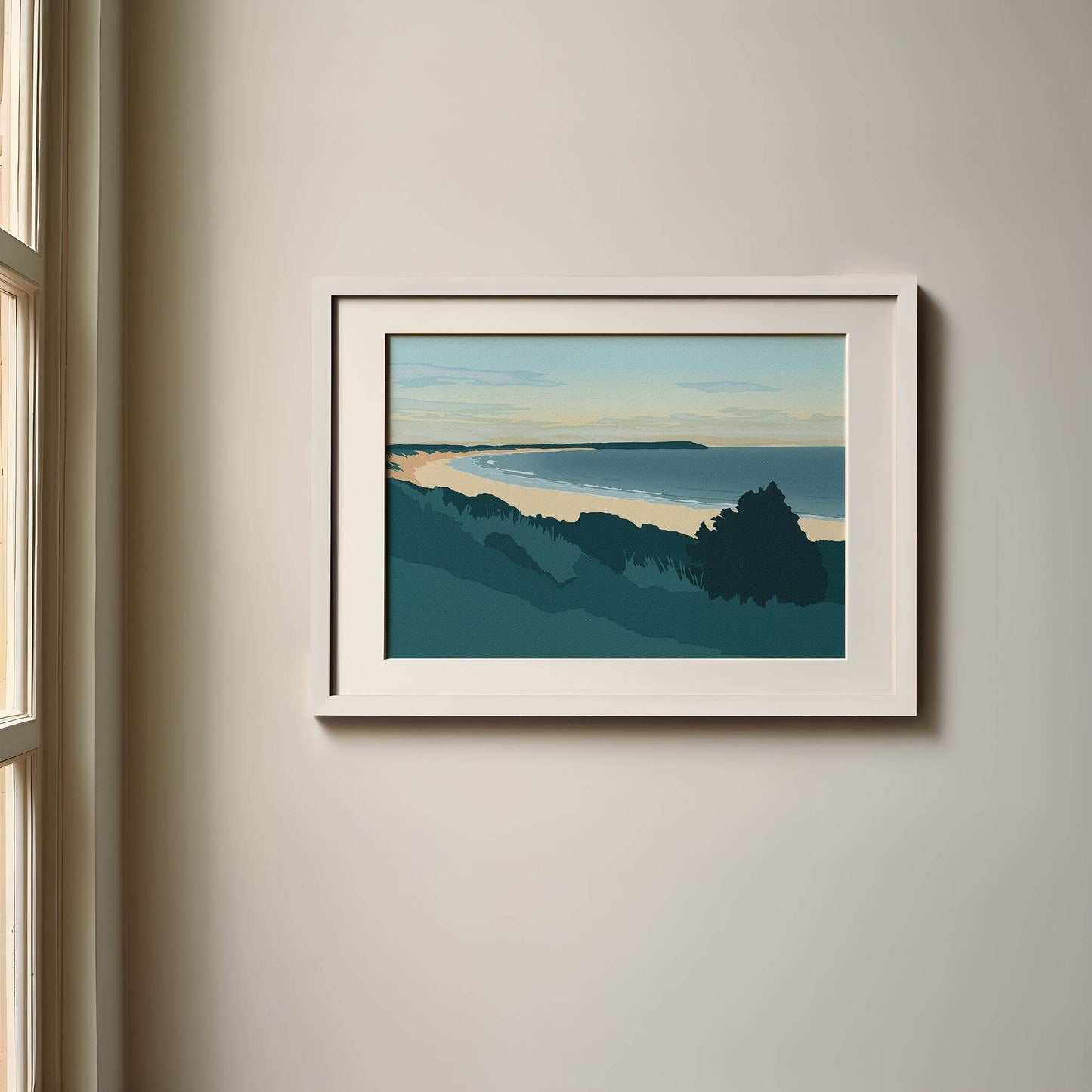 Porth Neigwl (Hell’s Mouth) Beach Print - Chloe Evans Designs