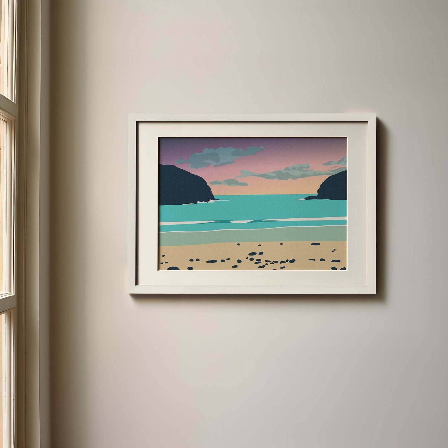 Nolton Haven Sunset Print - Chloe Evans Designs