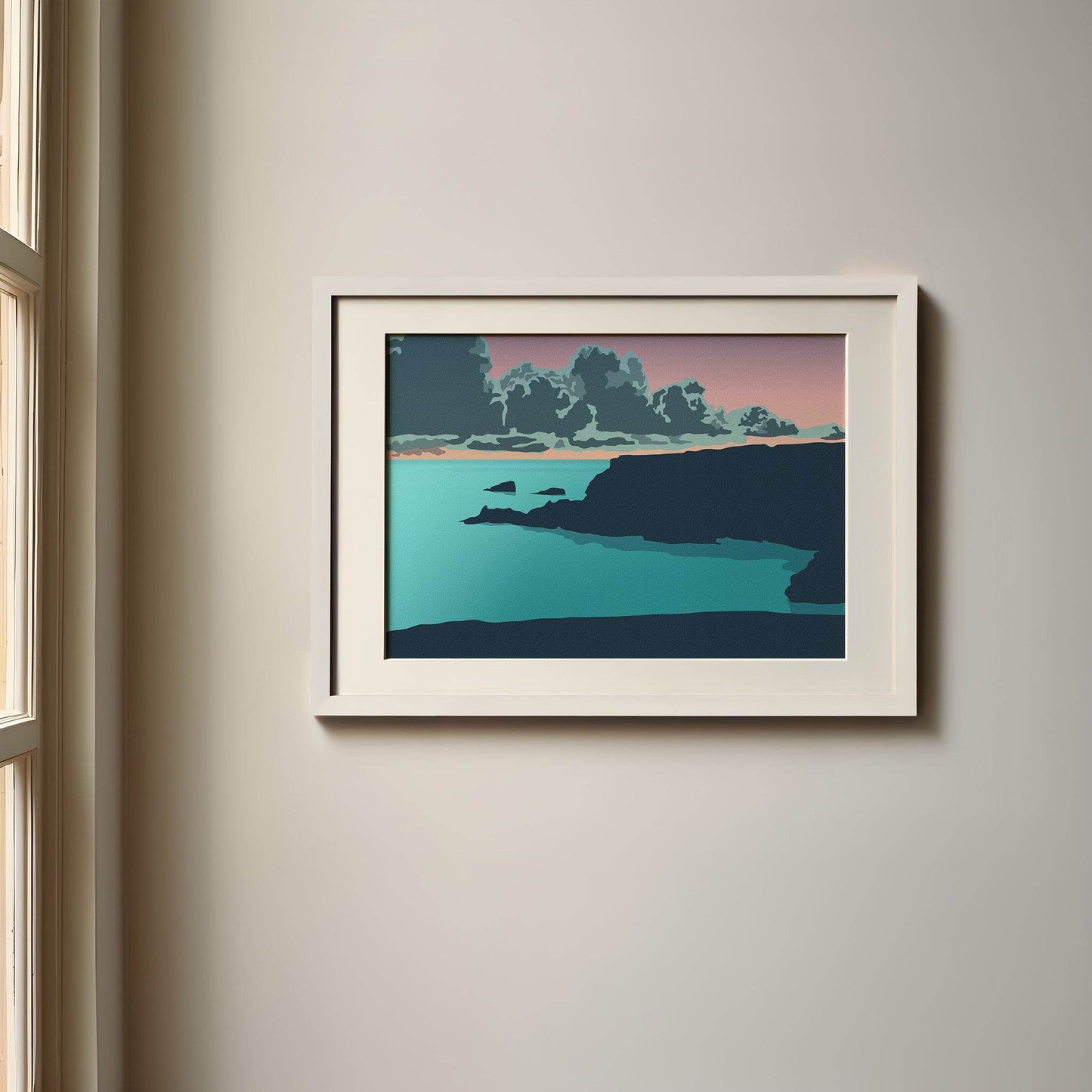 Sunset Over Pembrokeshire Coast Path Print - Chloe Evans Designs