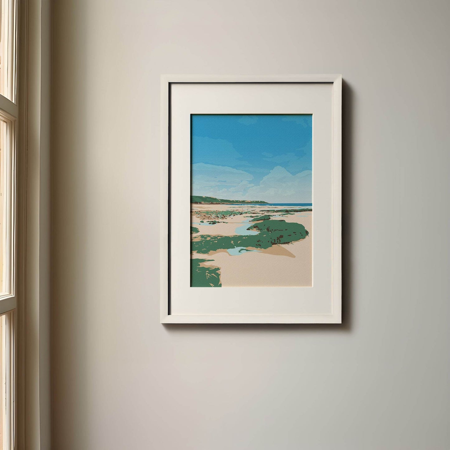 Port Eynon Gower Print - Chloe Evans Designs