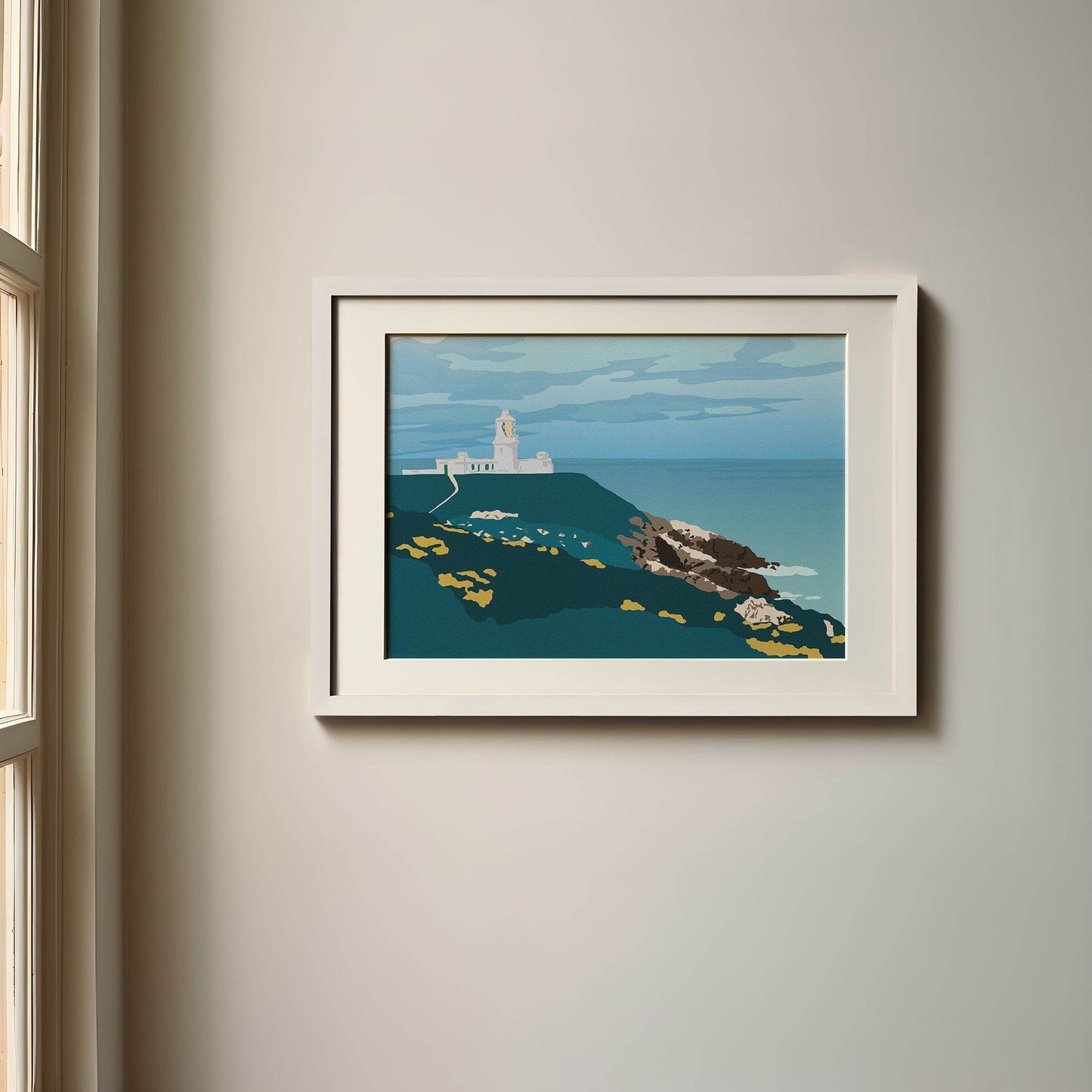 Strumble Head Lighthouse Print - Chloe Evans Designs