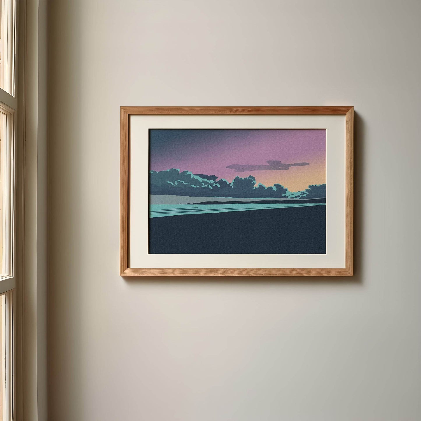 Swansea Bay Sunset Print - Chloe Evans Designs