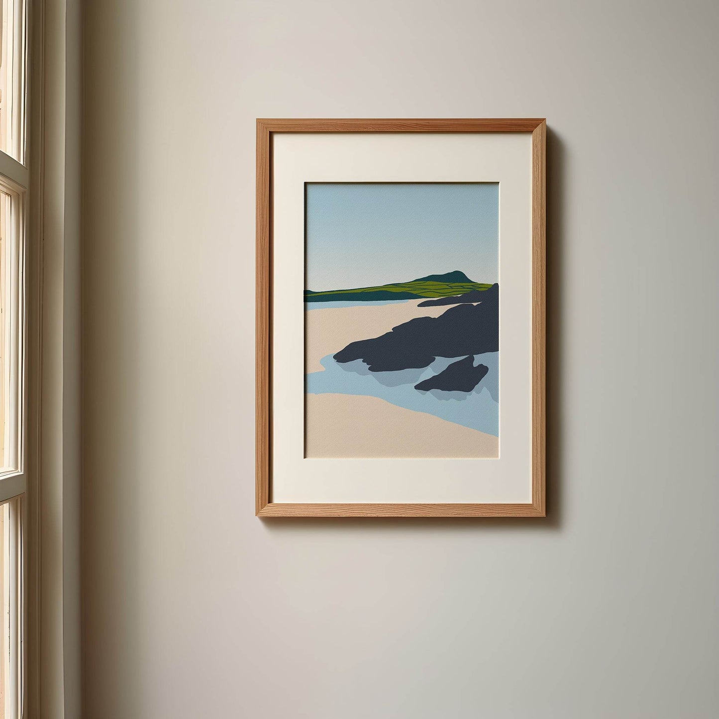 Whitesands Beach Print - Chloe Evans Designs