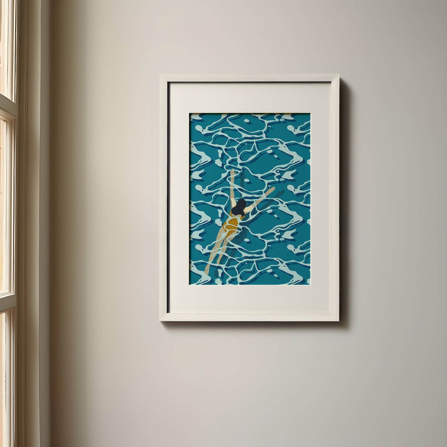 'Wild & Free' Wild Swimming Print - Chloe Evans Designs