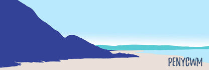 Penycwm to Newgale Enamel Mug - Chloe Evans Designs