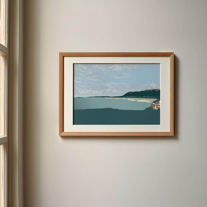Rhossili Beach Print - Chloe Evans Designs