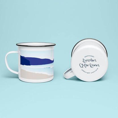 Rickets Head Newgale Enamel Mug - Chloe Evans Designs